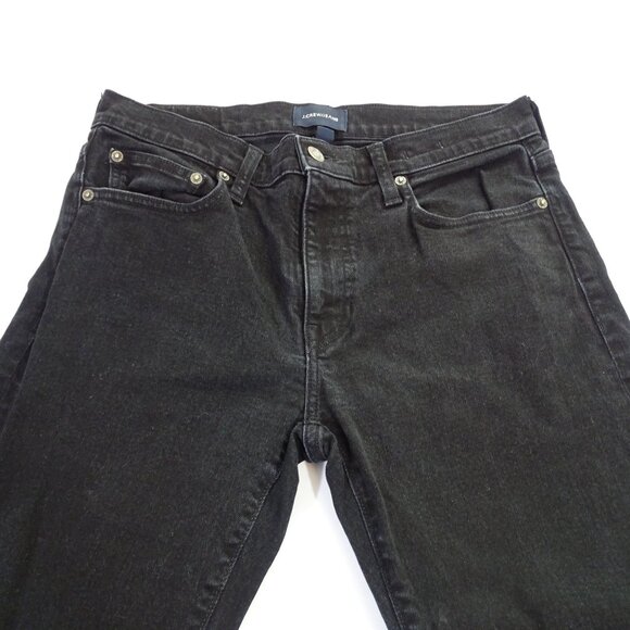 J Crew 484 Slim Black Skinny Jeans Men Size 32 x 34 Denim Zipper Fly Casual - Picture 2 of 14
